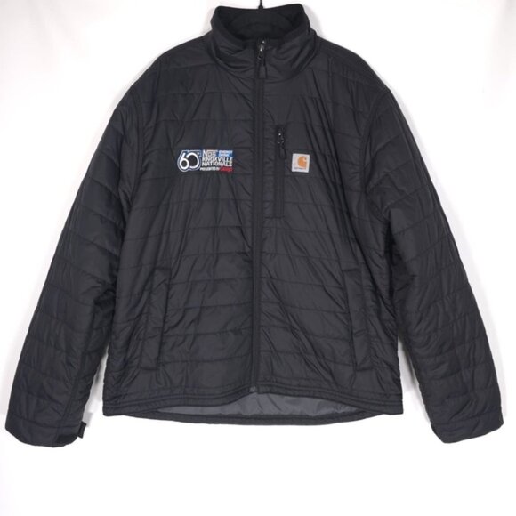 Carhartt Rain Defender Jacket LARGE Knoxville Nationals Embroidered 102208 - Picture 1 of 15